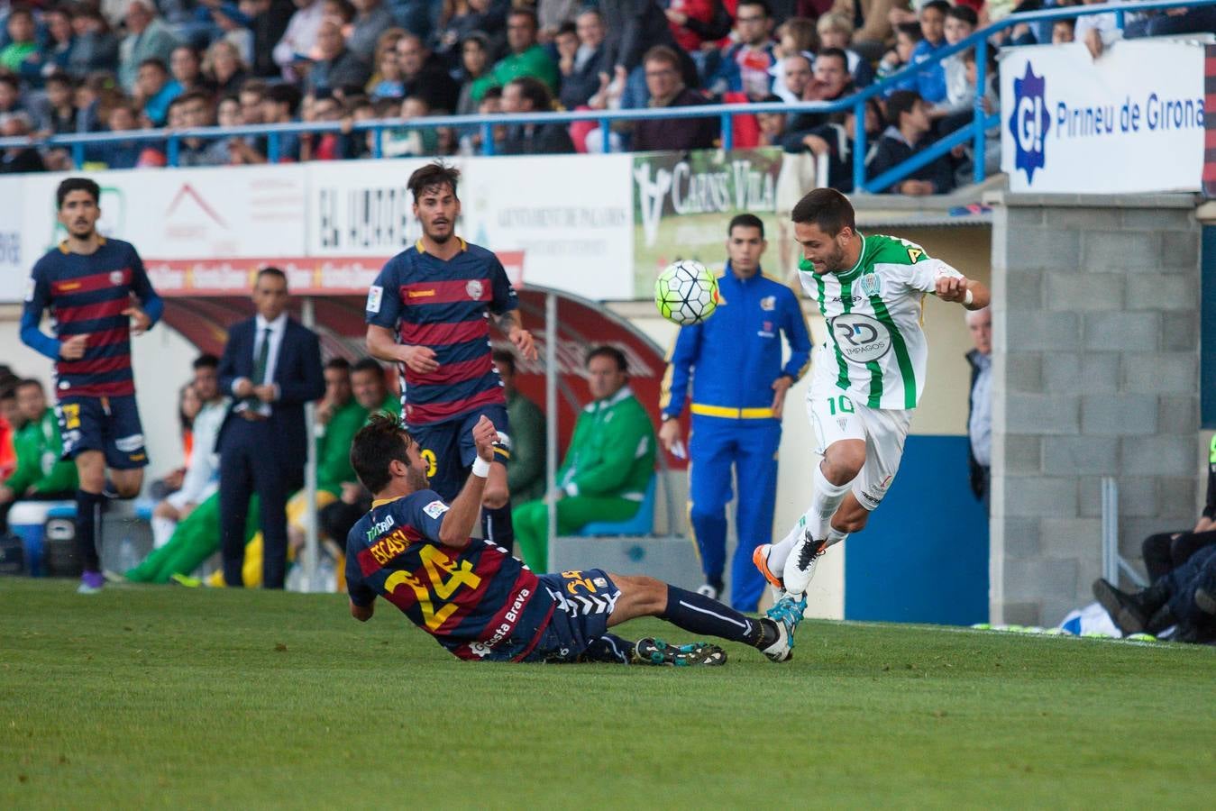 Derrota blanquiverde en Cataluña. 