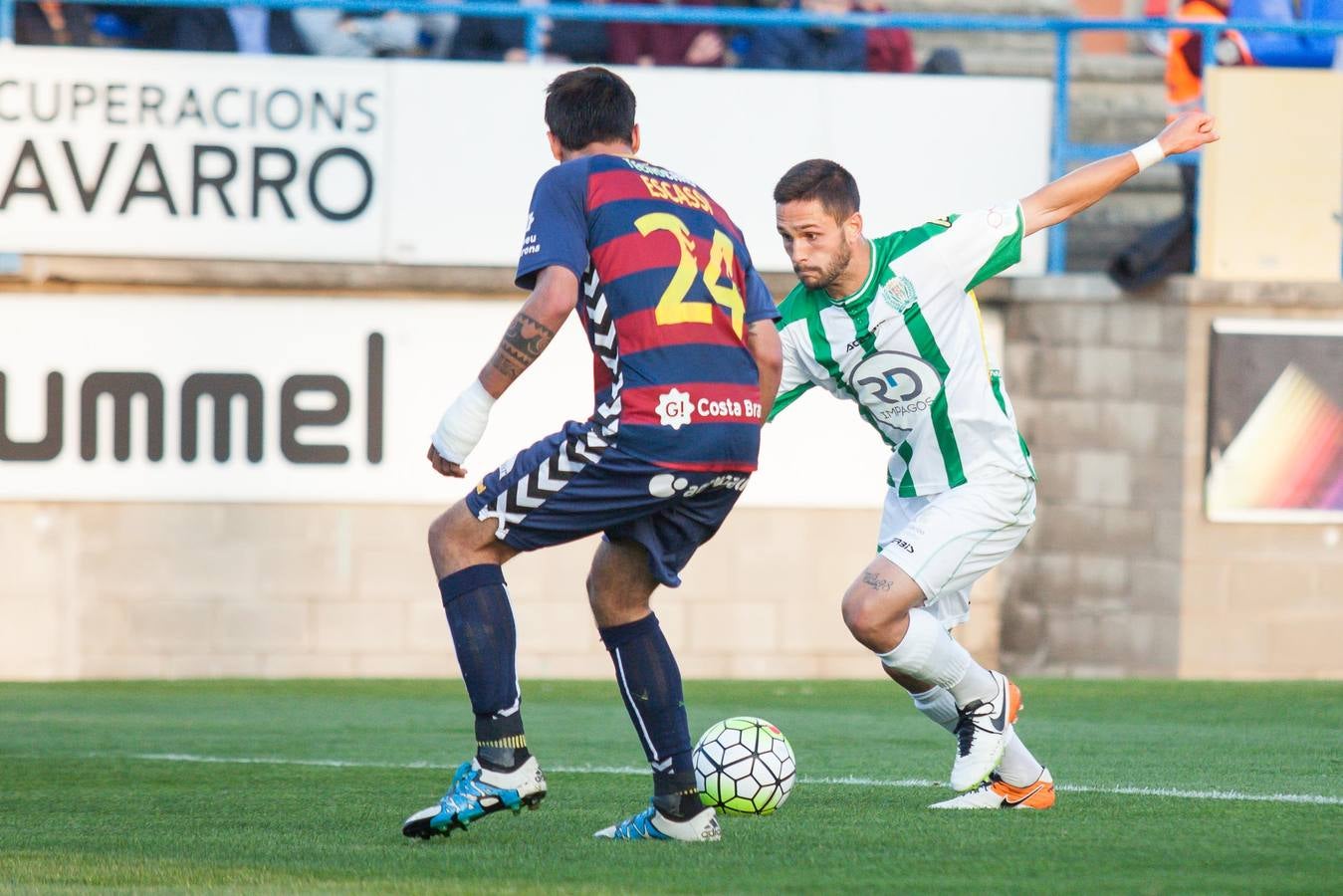 Derrota blanquiverde en Cataluña. 