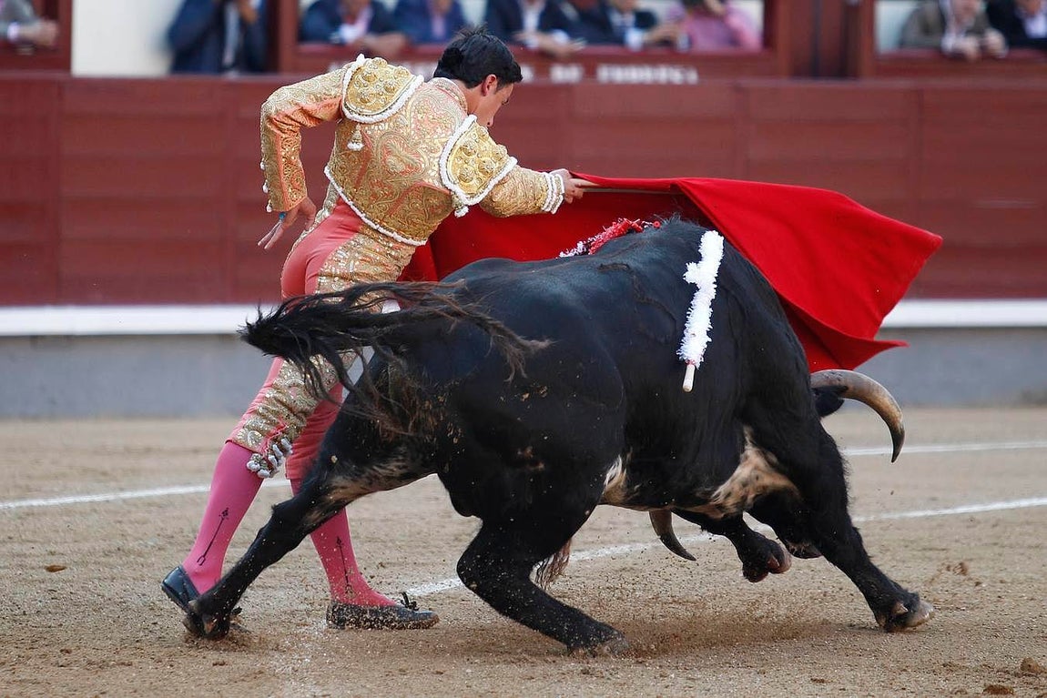 Sangre y orejas de auténticos novilleros en Madrid