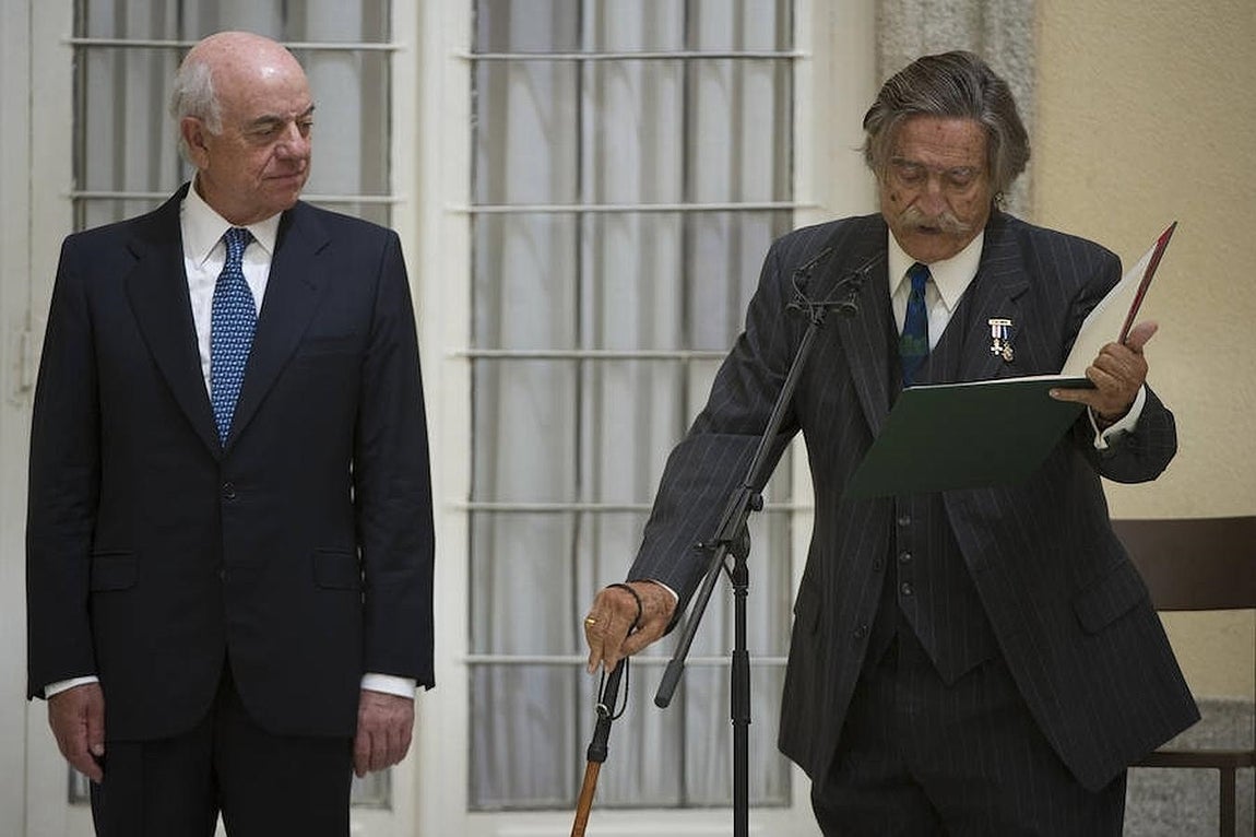 En julio de 2014 junto a Francisco González, presidente de BBVA. 