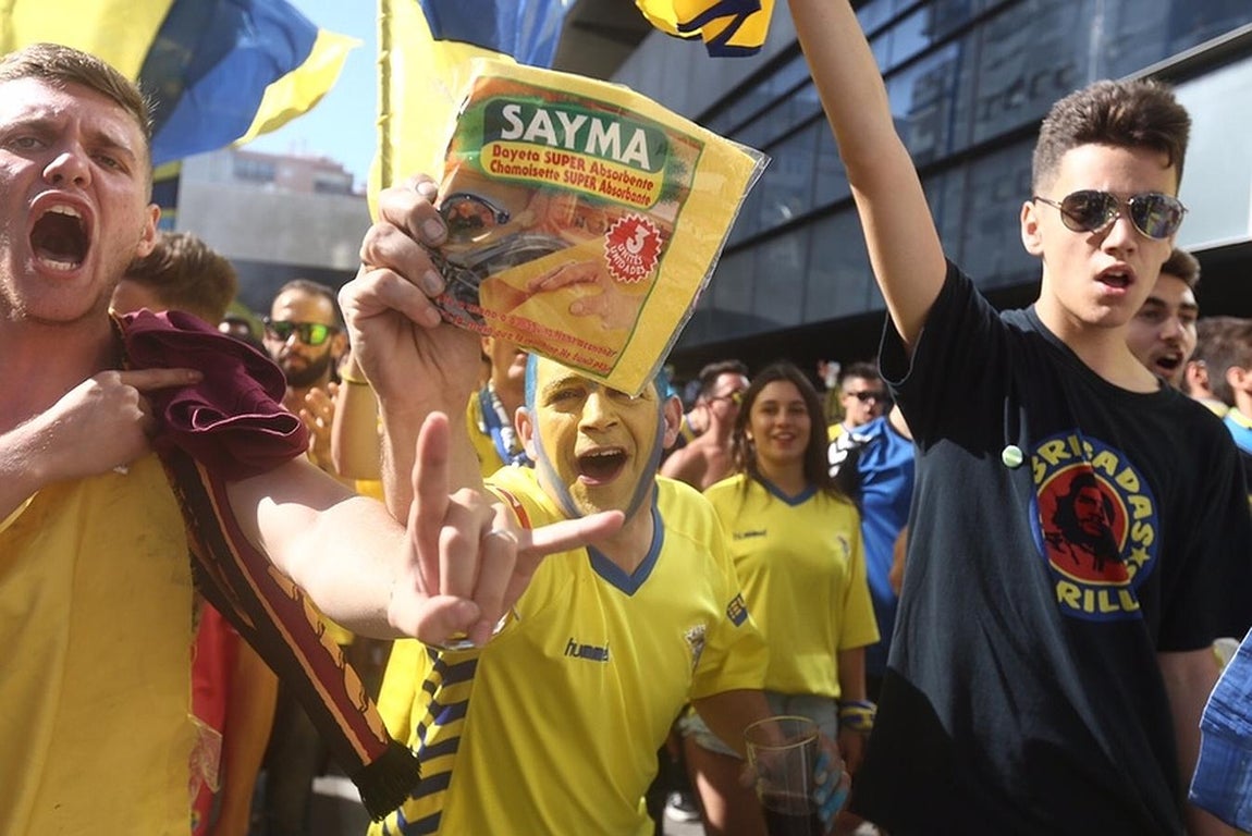 Así fue la bienvenida al Cádiz