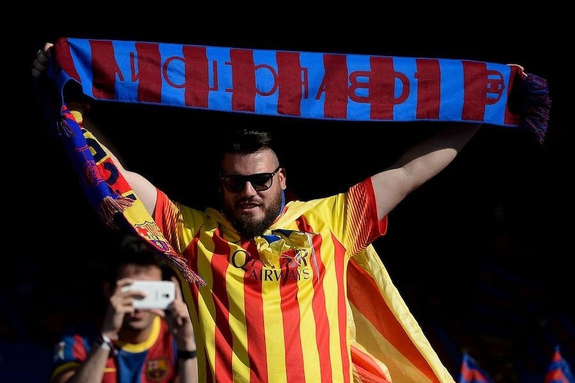 En imágenes: la afición se vuelca con sus equipos en la final de la Copa del Rey