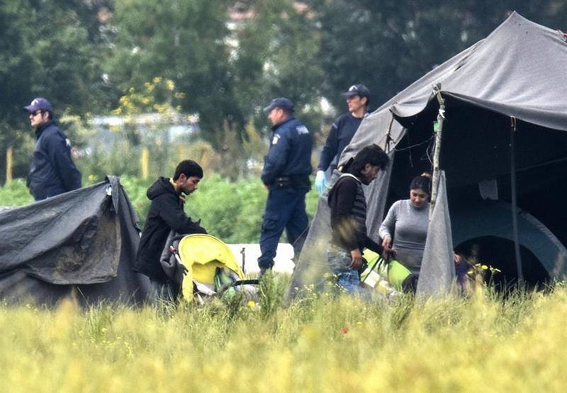 En el campamento improvisado de Idomeni se encuentran más de 8.400 refugiados. 