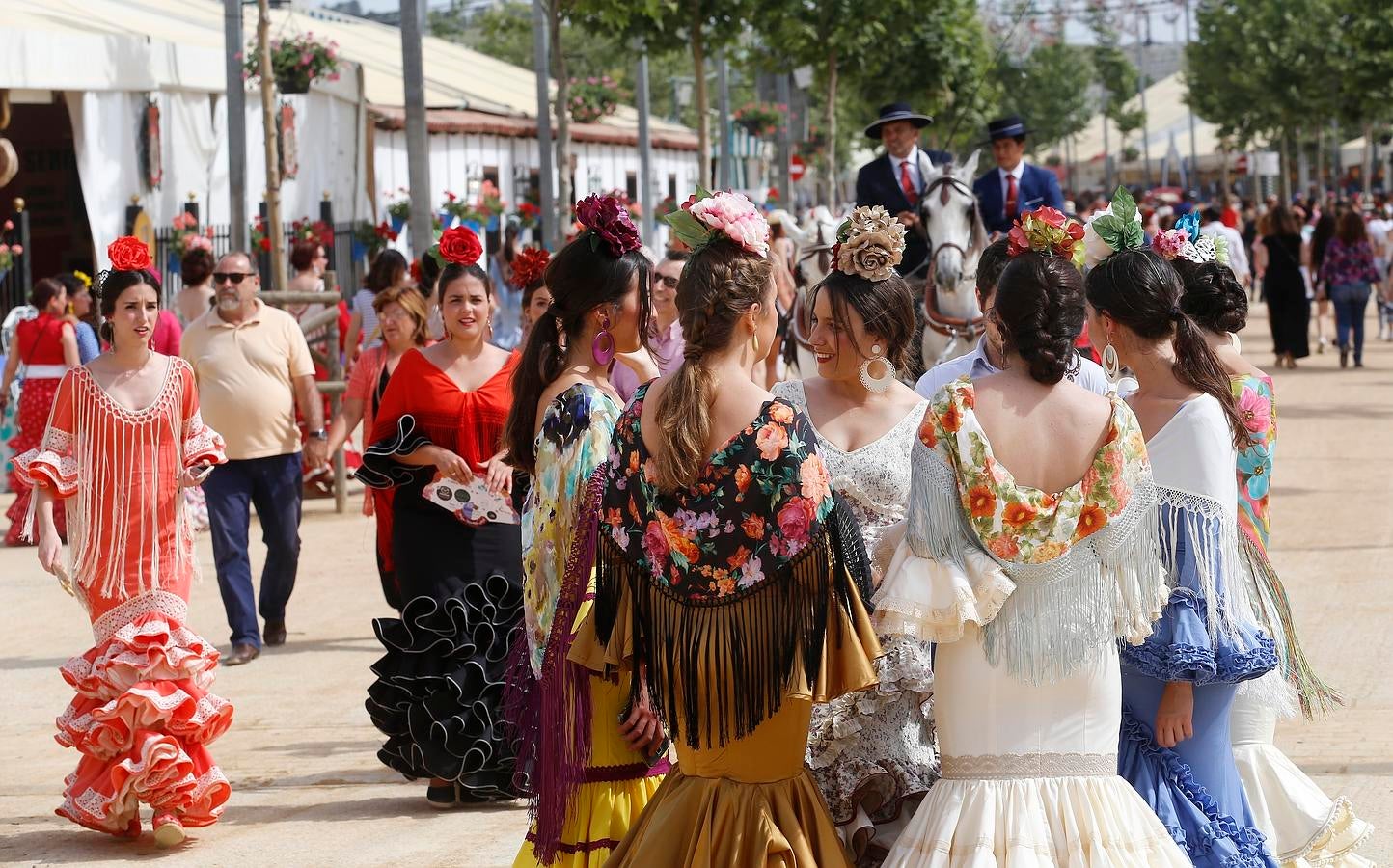 El rebrotar del martes de la Feria de Córdoba, en imágenes