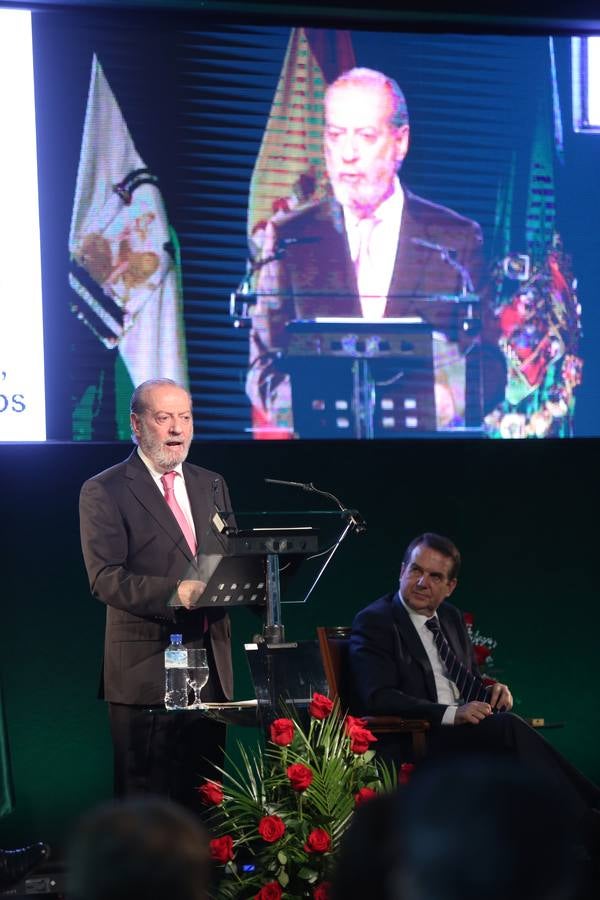 El acto de entrega de medallas de la provincia de Sevilla estuvo presidido por el presidente de la Federación Española de Municipios y Provincias (FEMP) y alcalde de Vigo, Abel Caballero