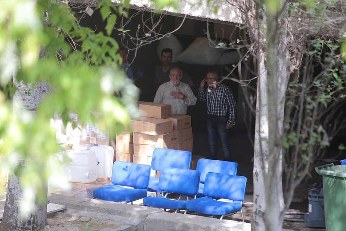 Así ha quedado la planta del Hospital de Jerez afectada por el incendio