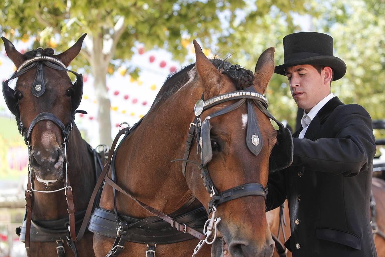 En imágenes, el ambiente del miércoles de la Feria de Córdoba