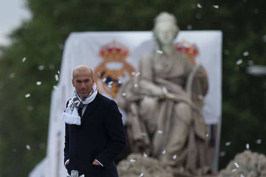 Así celebró el Real Madrid la Undécima en Cibeles