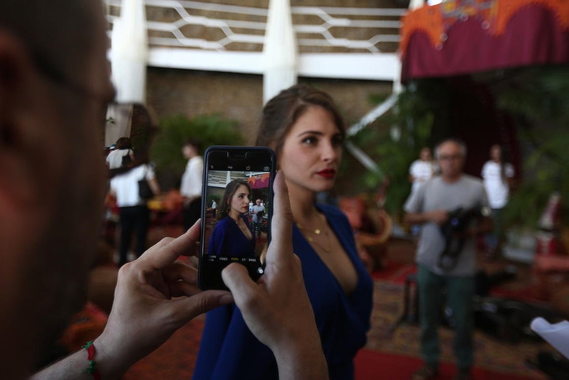 Rodaje en Los Caños de la serie de Telecinco &#039;Perdóname Señor&#039;