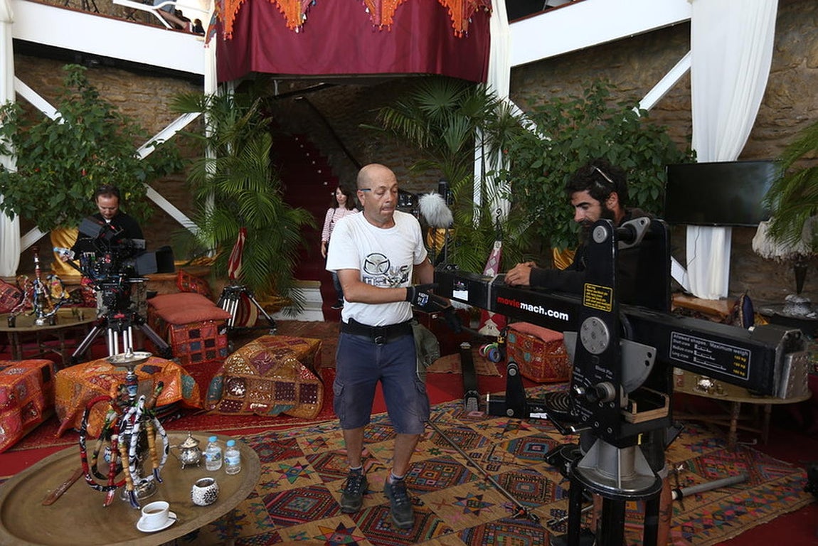 Rodaje en Los Caños de la serie de Telecinco &#039;Perdóname Señor&#039;