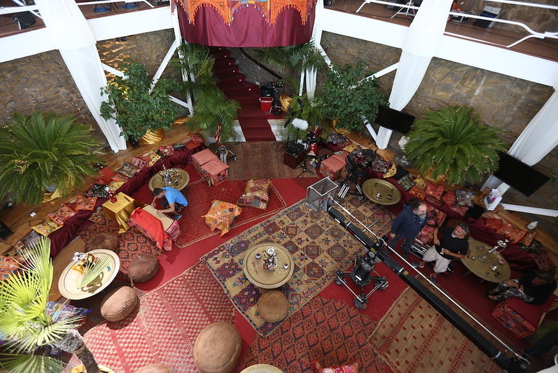 Rodaje en Los Caños de la serie de Telecinco &#039;Perdóname Señor&#039;