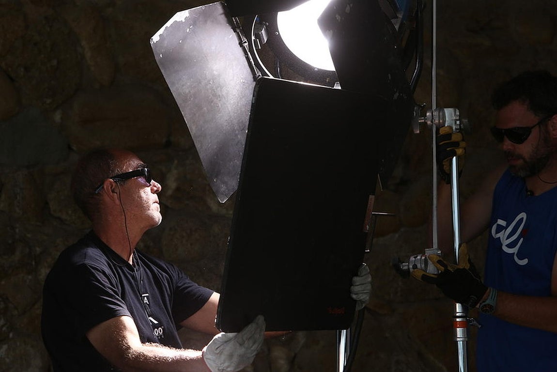 Rodaje en Los Caños de la serie de Telecinco &#039;Perdóname Señor&#039;