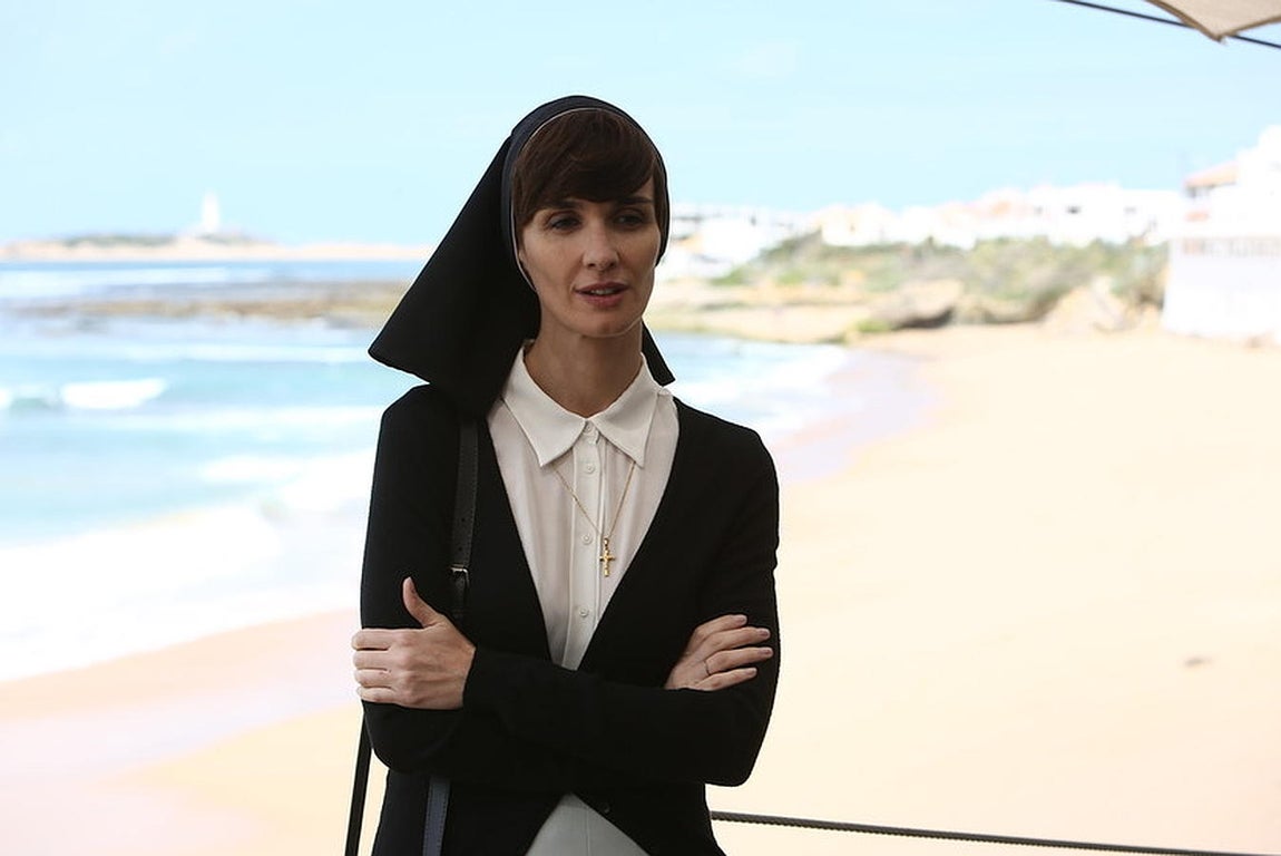 Rodaje en Los Caños de la serie de Telecinco &#039;Perdóname Señor&#039;