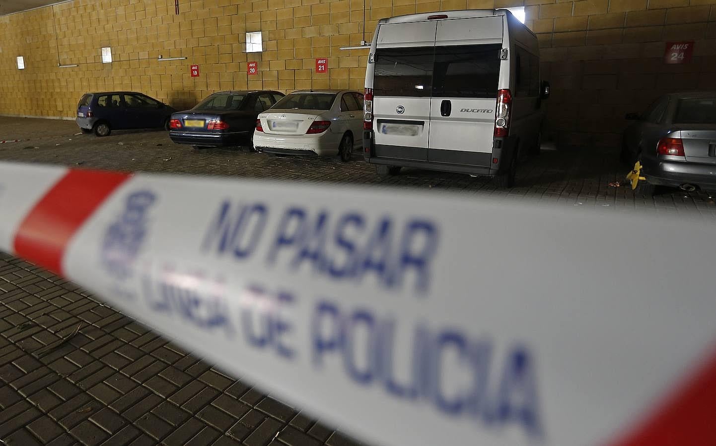 Las imágenes del lugar donde apareció el cuerpo de la mujer estrangulada por su marido