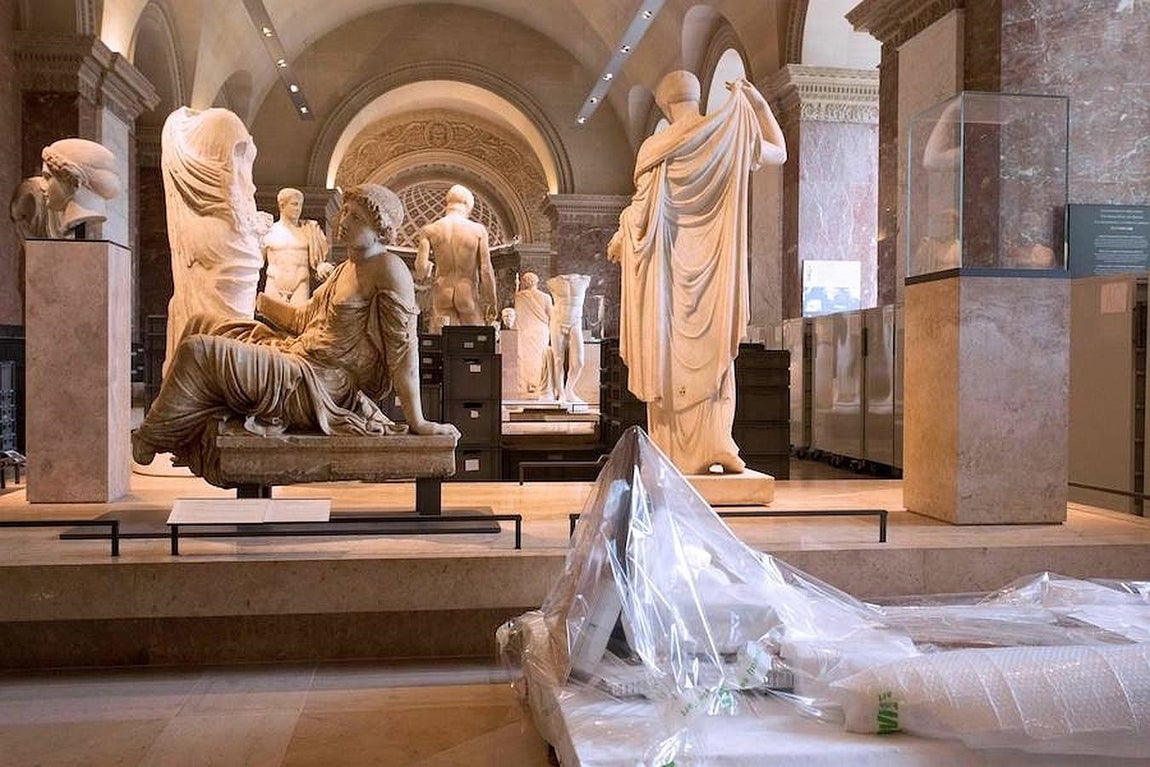 El Louvre salva sus obras de las inundaciones