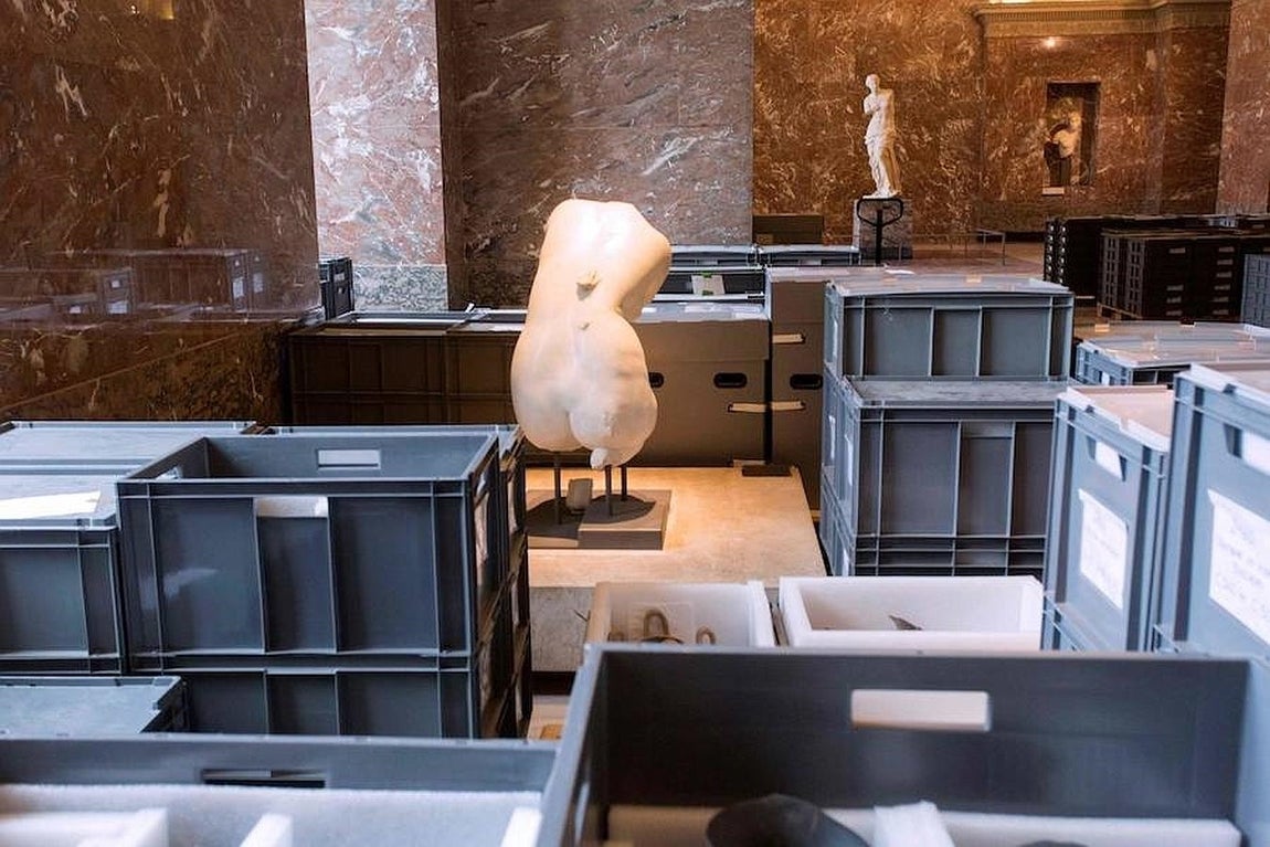 El Louvre salva sus obras de las inundaciones