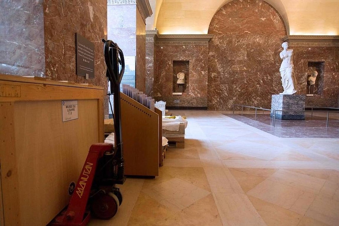 El Louvre salva sus obras de las inundaciones