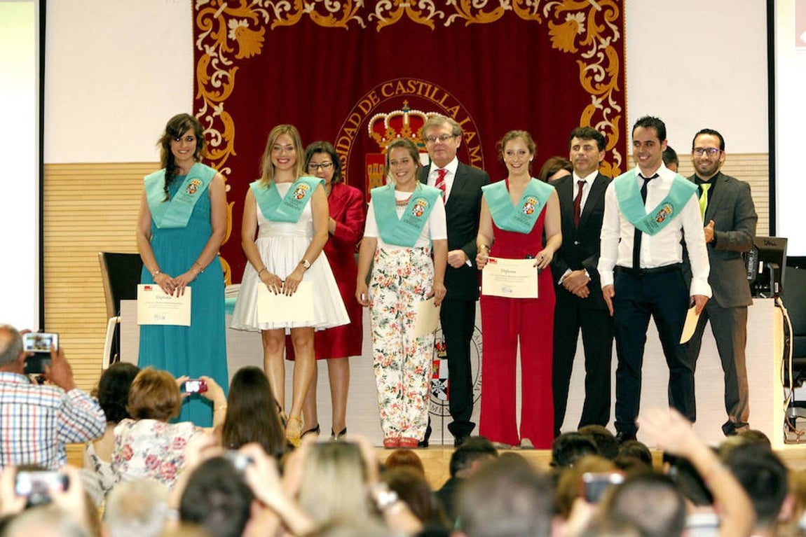 Acto de graduación de enfermería y fisioterapia