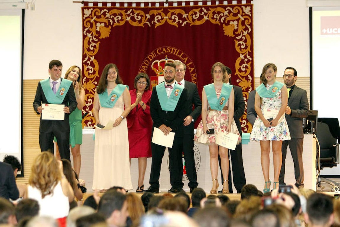 Acto de graduación de enfermería y fisioterapia