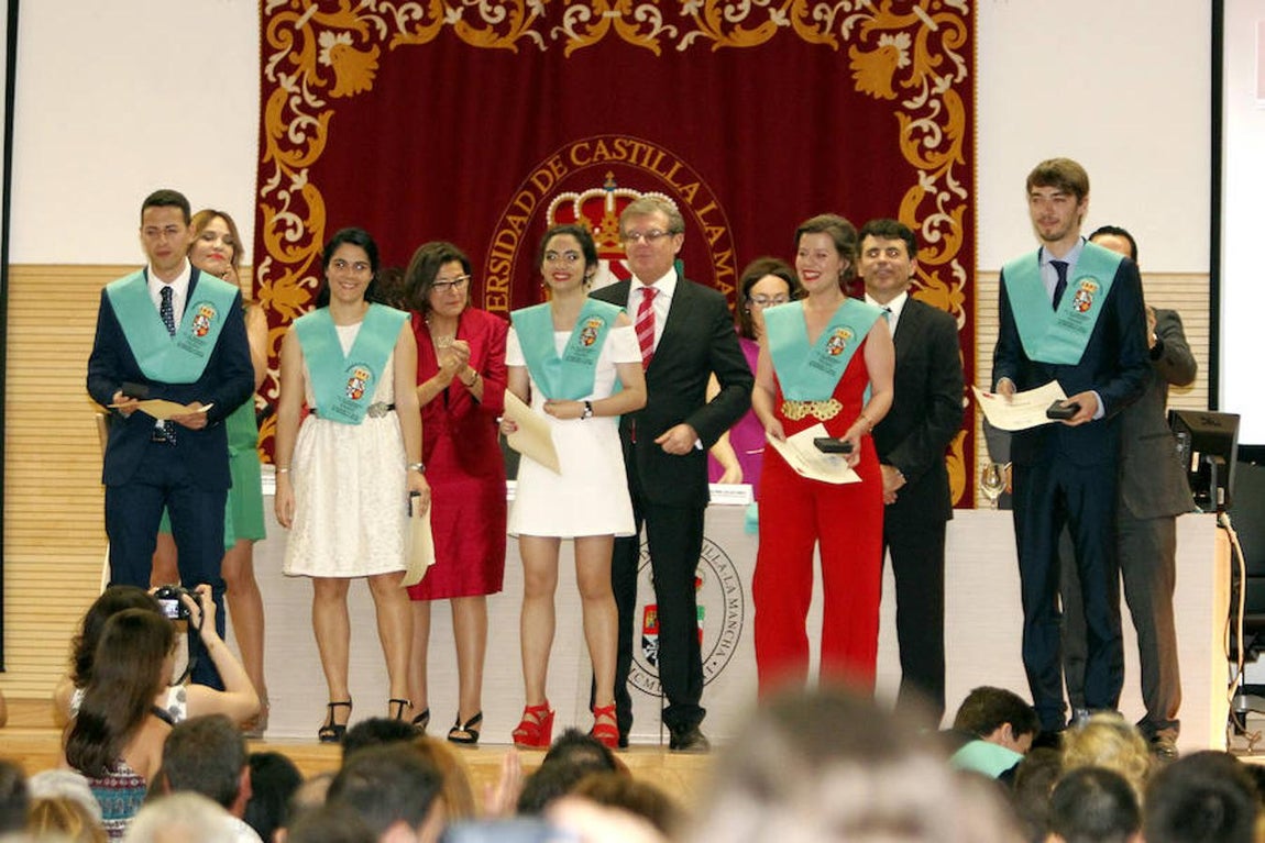 Acto de graduación de enfermería y fisioterapia