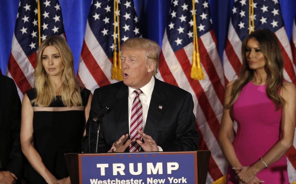 Donald Trump, el presunto candidato republicano, se convierte ahora, si logra convertirse en líder de su partido de manera definitiva, en el principal rival de Clinton. 