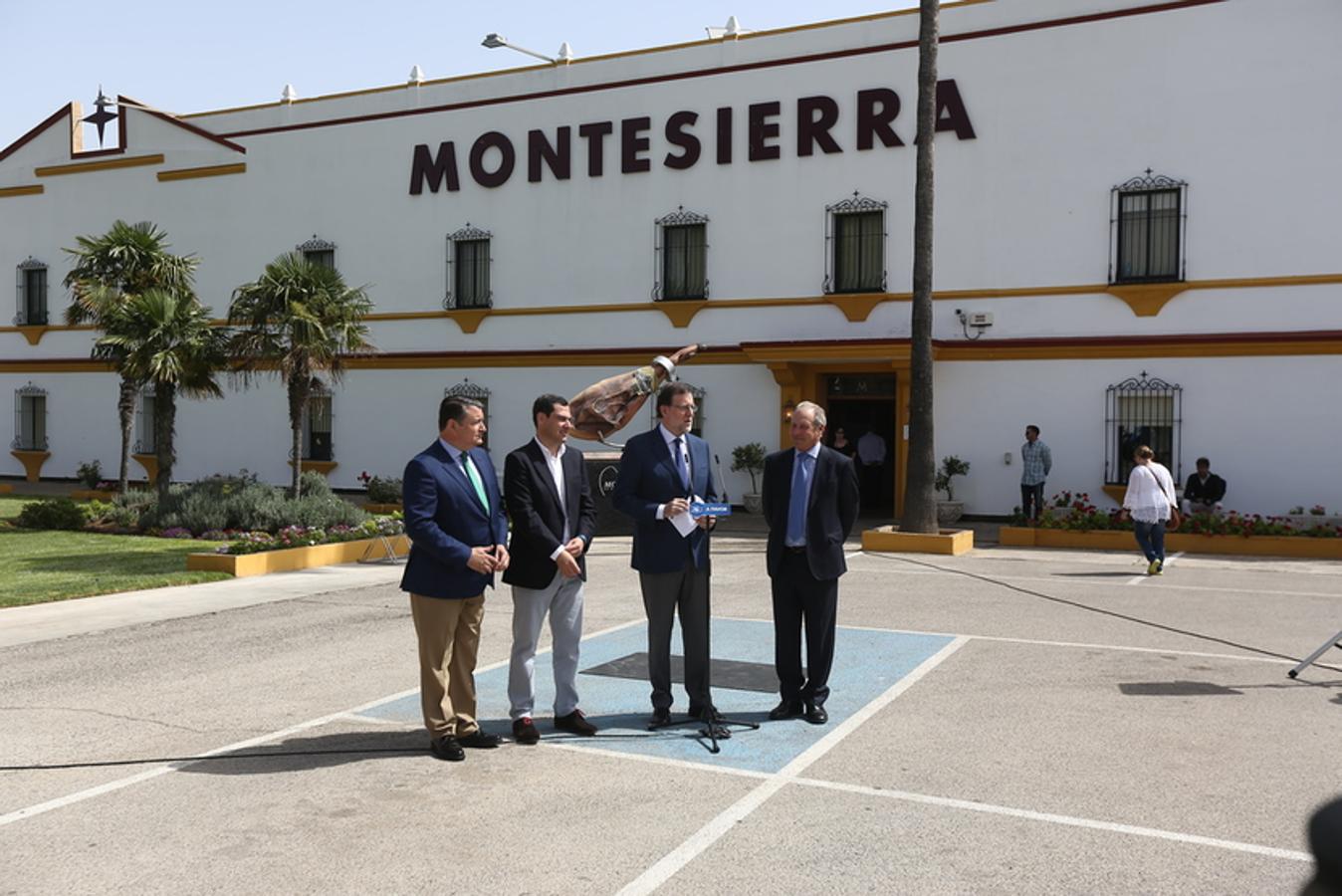 Visita de Rajoy a Jerez en la precampaña para el 26 de junio