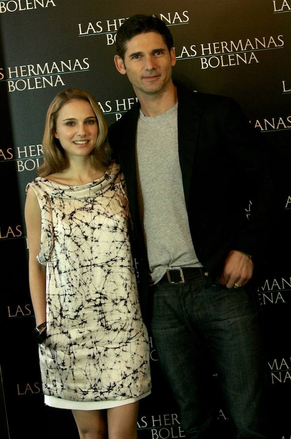 Junto a Eric Bana en Madrid. 