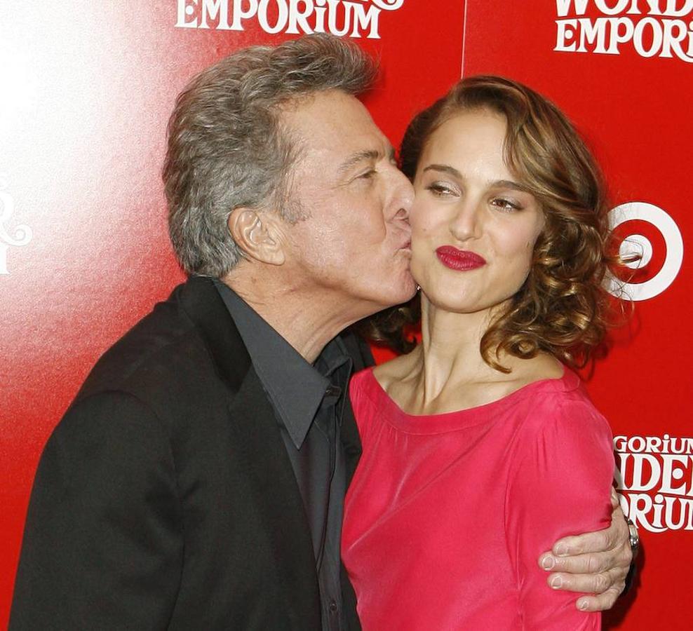 Natalie portman con Dustin Hoffman. 