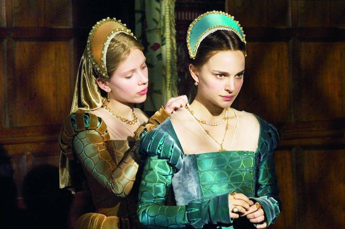 Junto a Scarlett Johansson en «Las hermanas Bolena». 