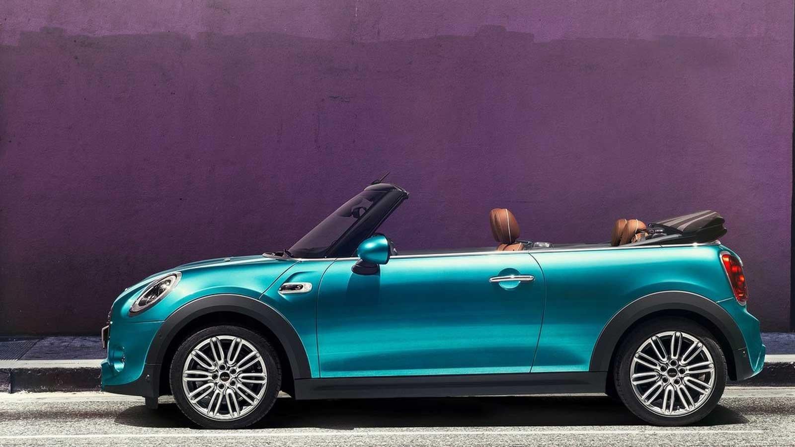 Como muestra la vista lateral, el nuevo MINI Cabrio es más esbelto que sus antecesores