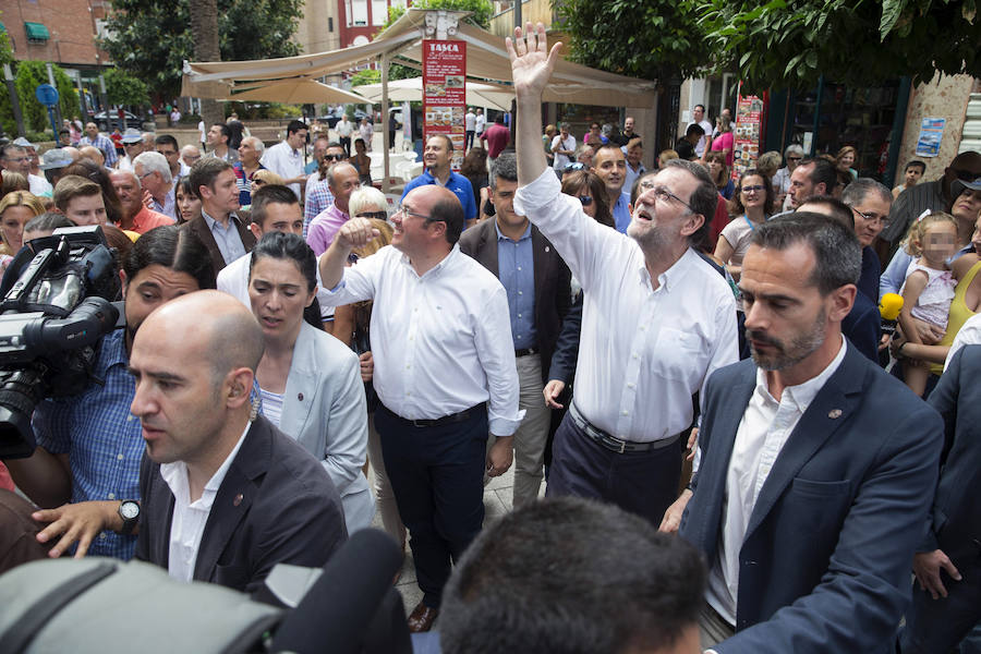 El presidente del Gobierno ha celebrado un mitin en Murcia. 