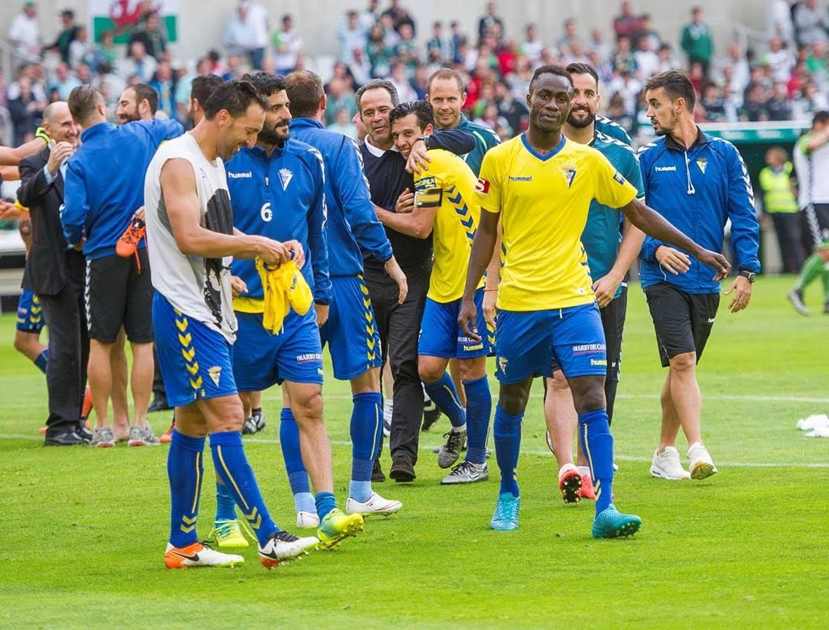 Las imágenes del partido Racing-Cádiz CF