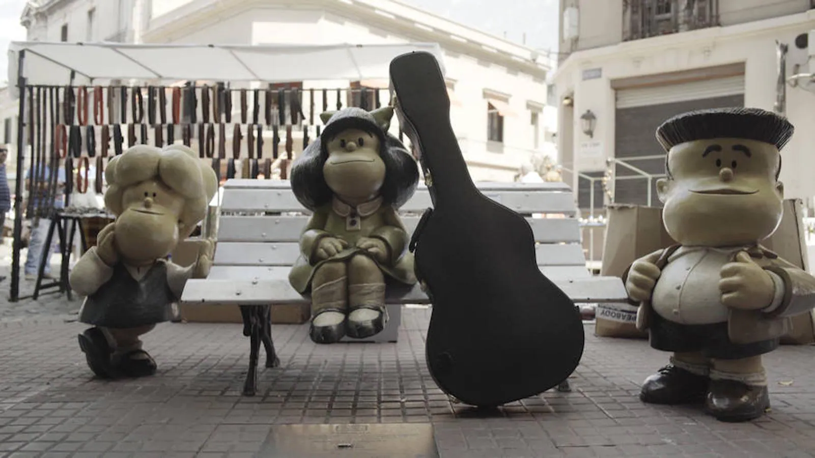La guitarra de Paco de Lucía en Buenos Aires, junto a Mafalda