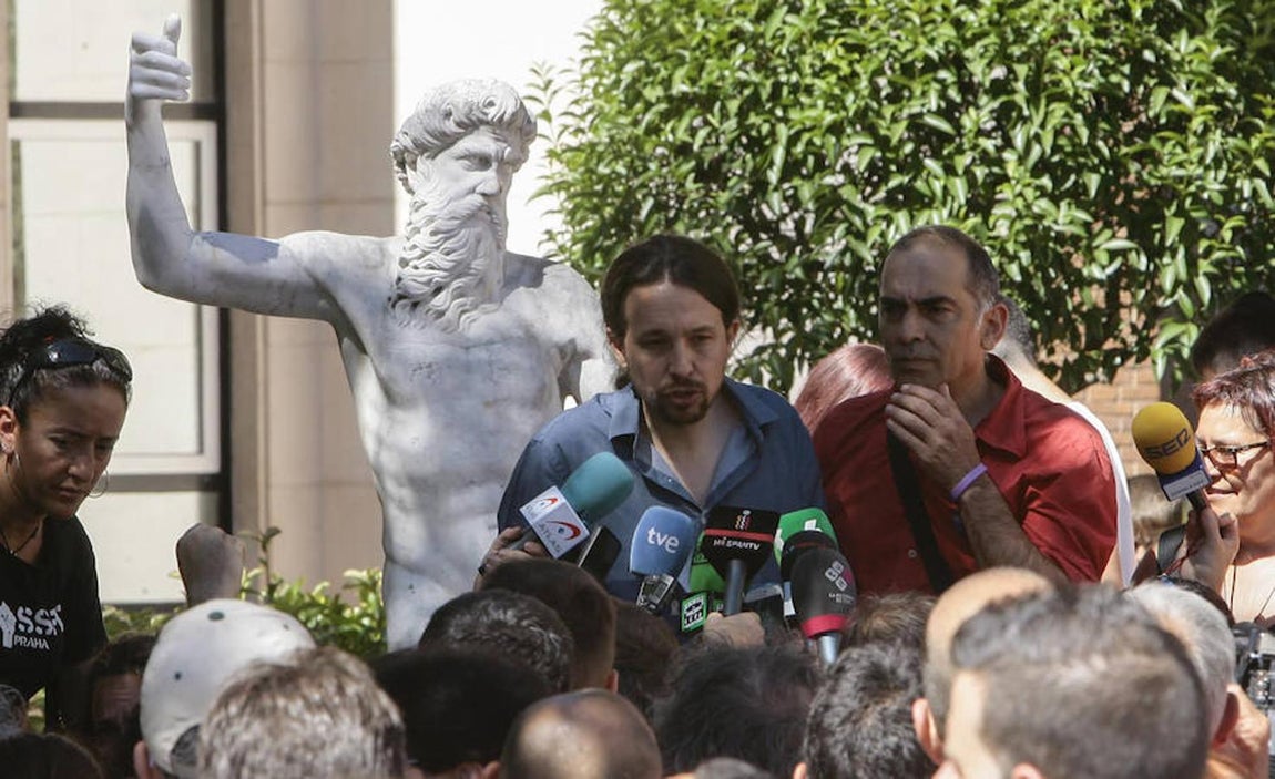 Pablo Iglesias en Guadalajara. 