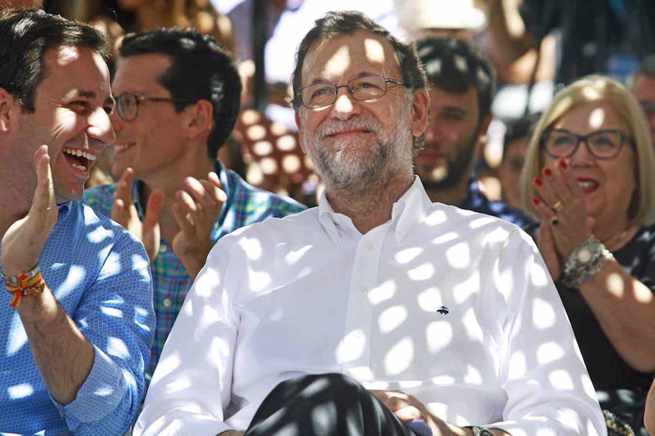 Rajoy en un acto en Mallorca