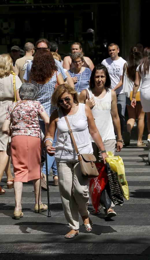 La primera jornada de rebajas, en imágenes