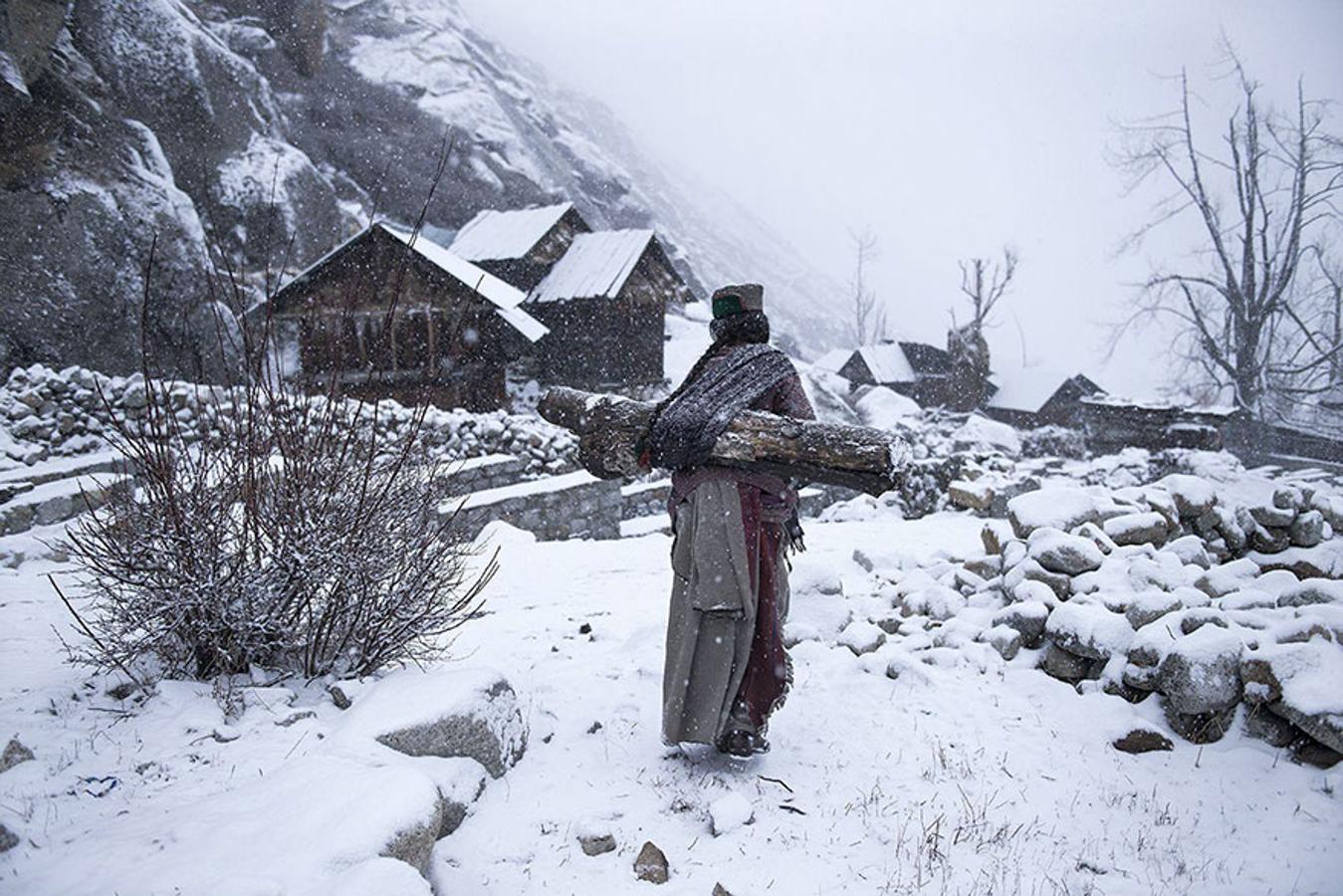 Remote life at -21 degrees, Himachal Pradesh, India