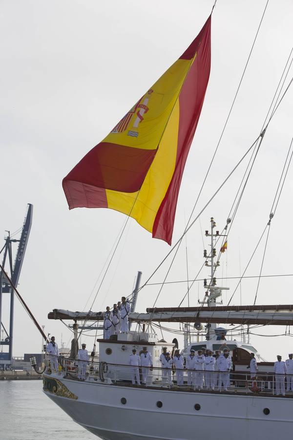 El buque Elcano regresa a Cádiz
