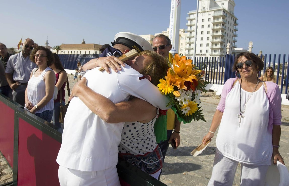 El buque Elcano regresa a Cádiz