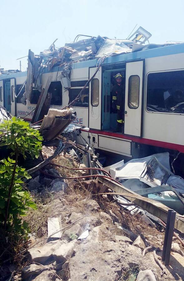 El accidente se ha producido en una línea de vía única, razón que ha añadido mayor misterio al suceso. Efe