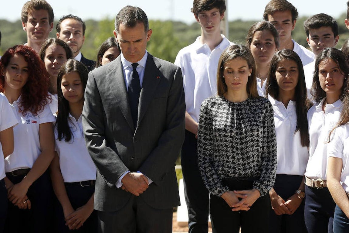 Don Felipe y Doña Letizia, en primer plano. 