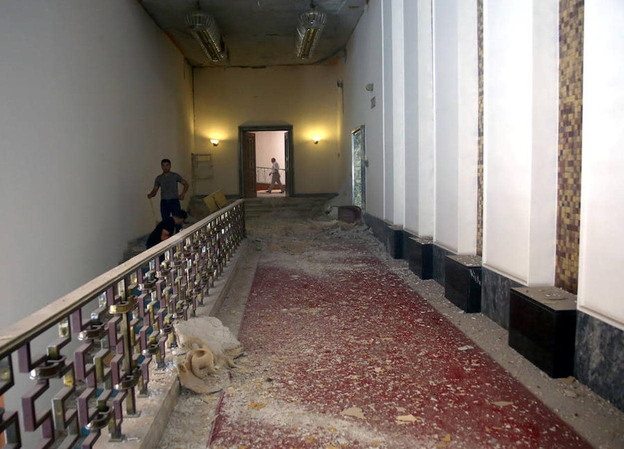 Los bombardeos han alcanzado a casi todas las estancias del edificio
