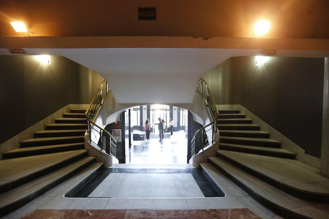 Así está actulmente el interior de esta emblemática construcción madrileña. 