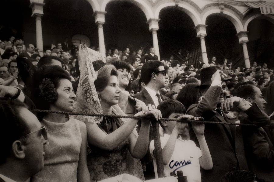 Cayetana de Alba en los toros. 