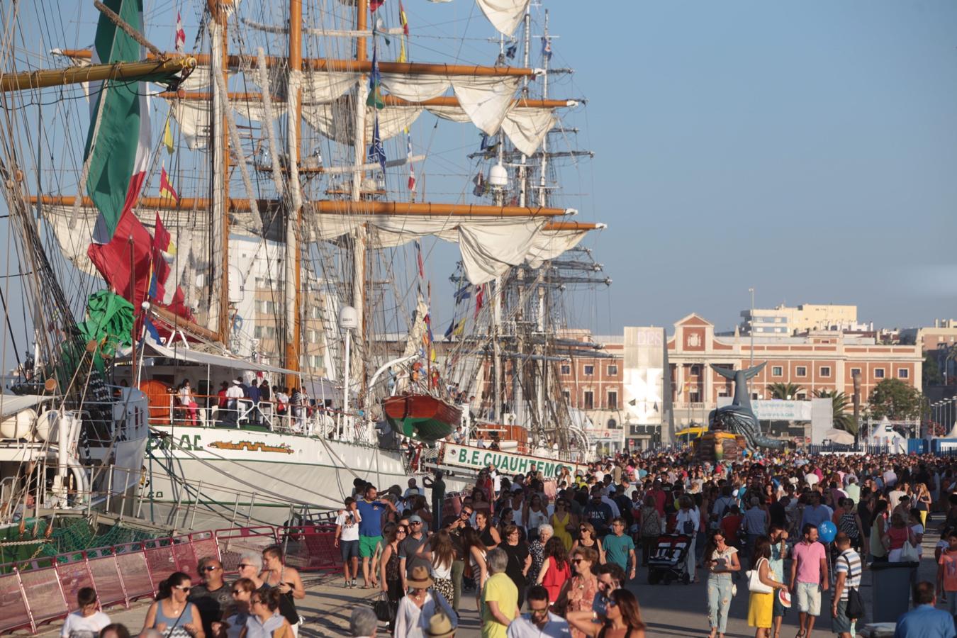 La Regata de Grandes Veleros en el Puerto de Cádiz (II)