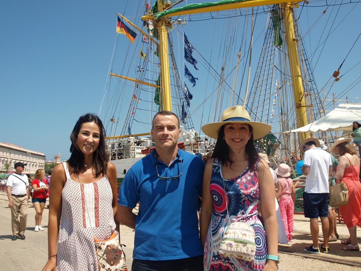 Rocío Martín, Miguel Salazar y Alejandra Navarro