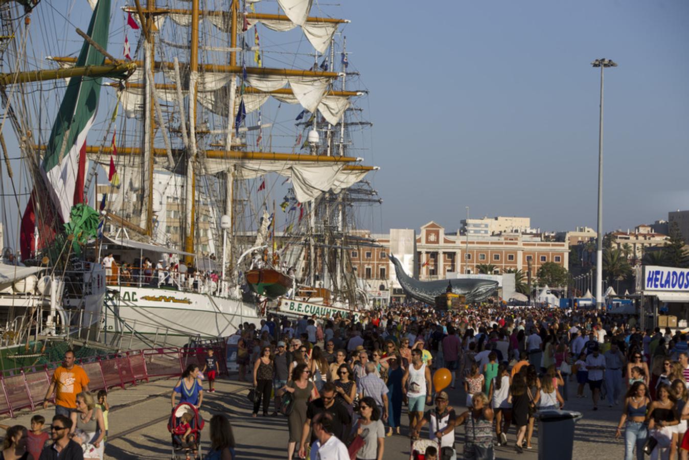 La Regata de Grandes Veleros en el Puerto de Cádiz (II)