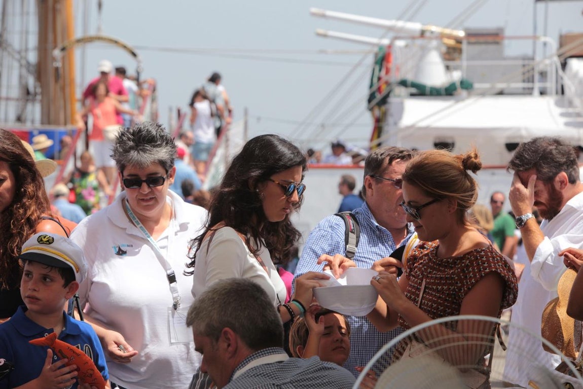 Ambiente del sábado en la Gran Regata de Cádiz