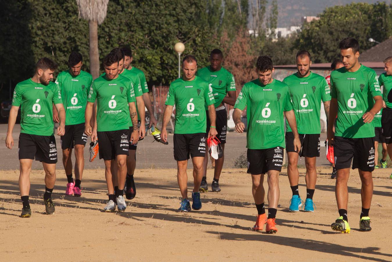 El entrenamiento del Córdoba, en imágenes