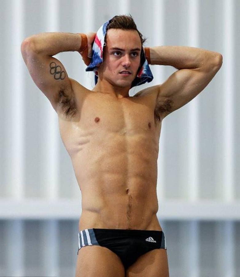 Tom Daley (22 años). Saltador de trampolín británico, especializado en la plataforma de 10 metros. 
